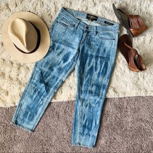 Lucky Brand Zoe Skinny ZIP Crop Jean 6 / 28 $80